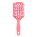 Diamond Hollow Shield Comb Hanging Hair Fluffy Comb