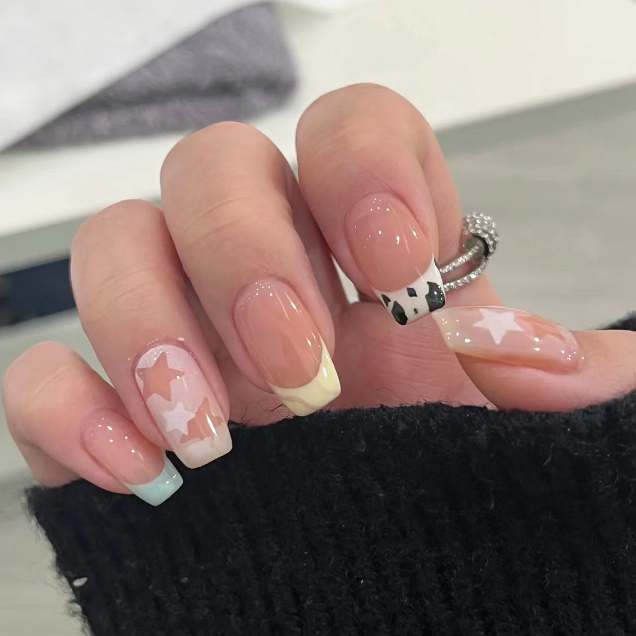 Handmade UV Nail Beauty Wear Armor Fake Nail Patch