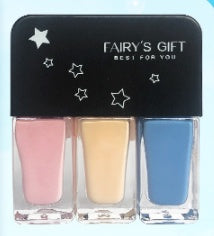 Fairy's Gifts Three-in-one DIY No-bake Tearable Sequined Nail Polish Set