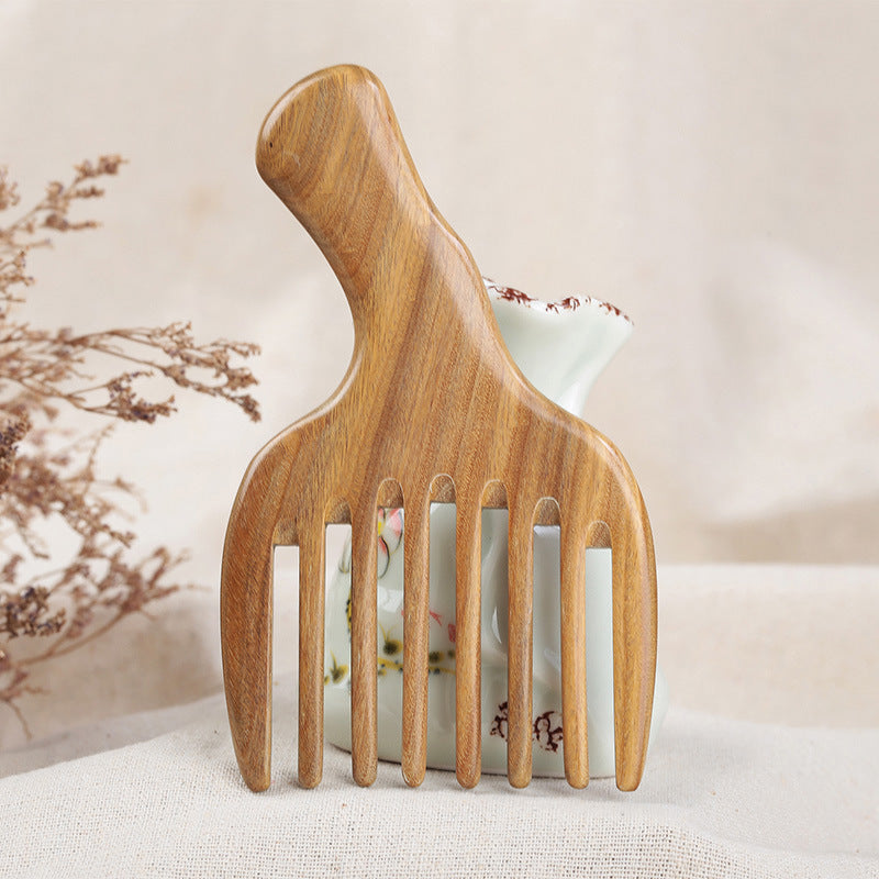 Ten miles of green sandalwood comb
