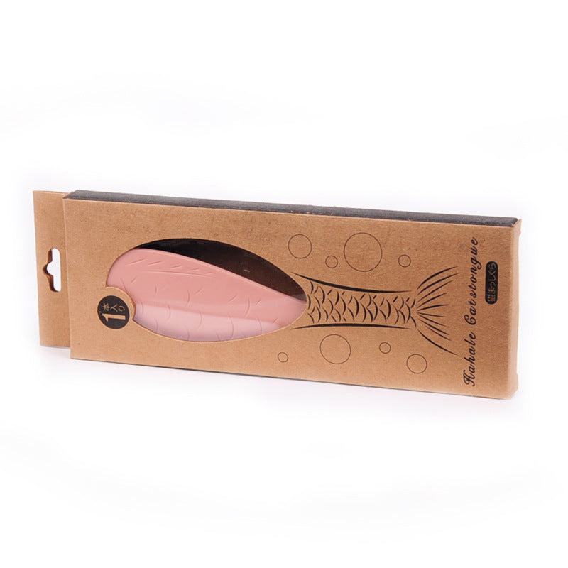 Fish-shaped Simulation Barbed Cat Tongue Comb