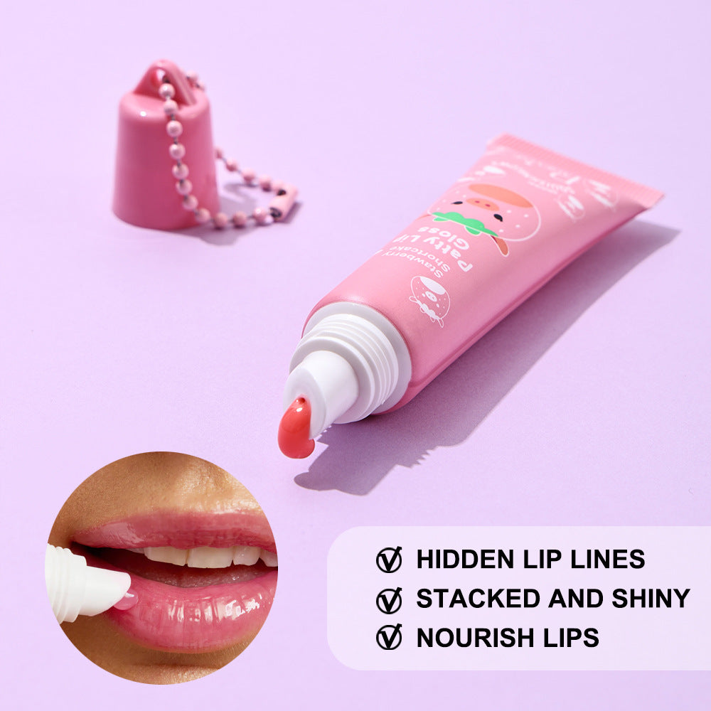 Colorful Fruit Cartoon Series Lip Gloss Refreshing And Moisturizing