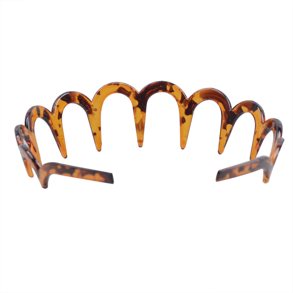 Drop-resistant Beef Tendon Toothed U-shaped Headband