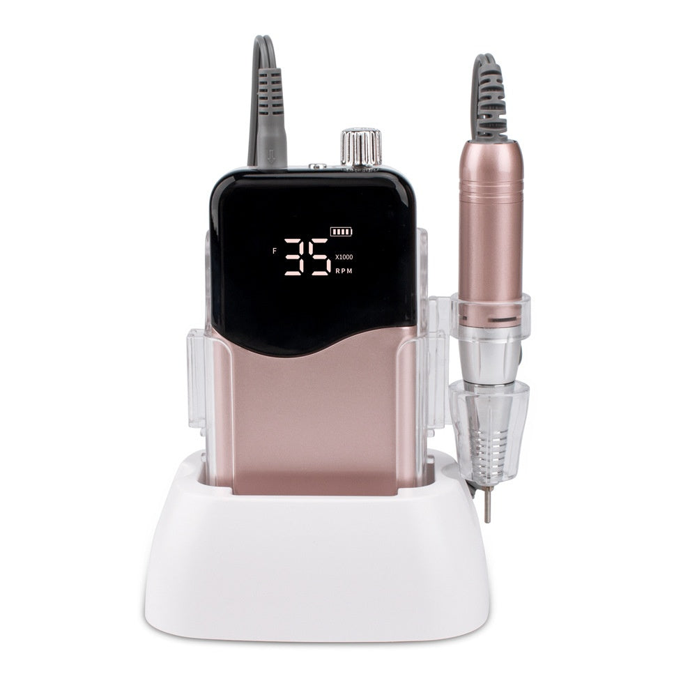 Ail Beauty Polish Removing Grinding Machine Power Storage Portable Electric Nail Grinder