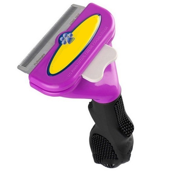 Pet Plastic Hair Cleaner Comb Brush