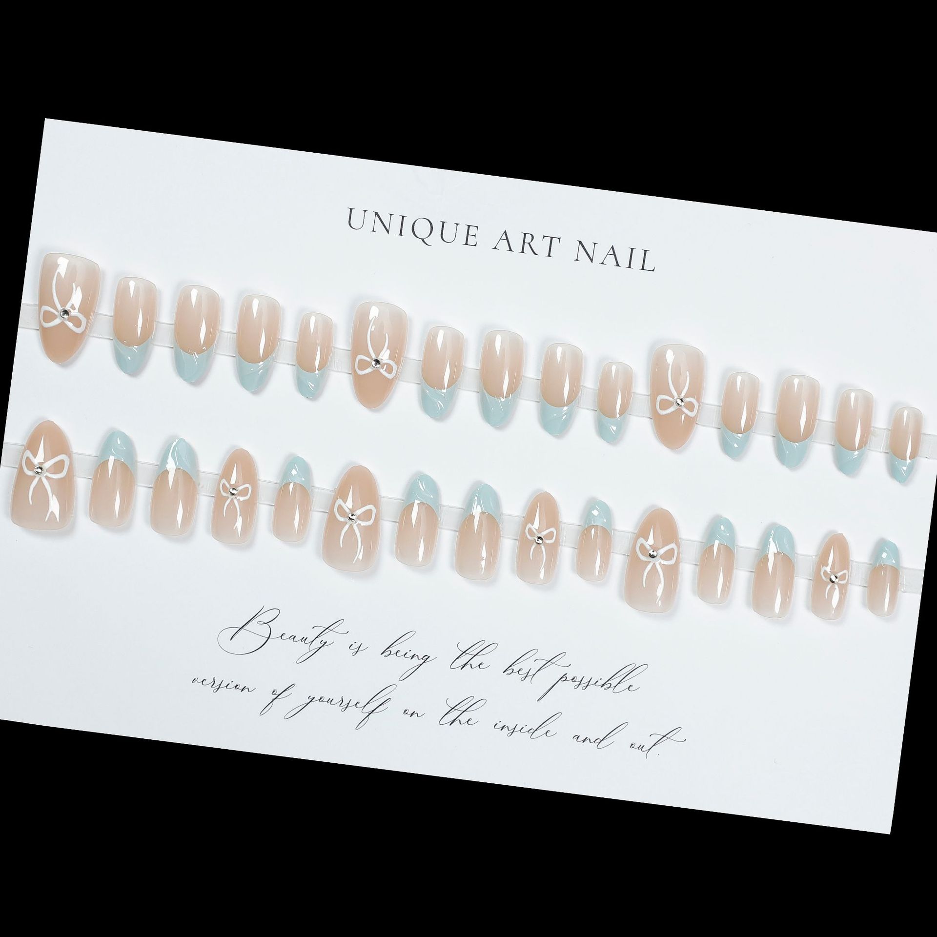 Women's Fashion French Three-dimensional Nail Sticker Patch