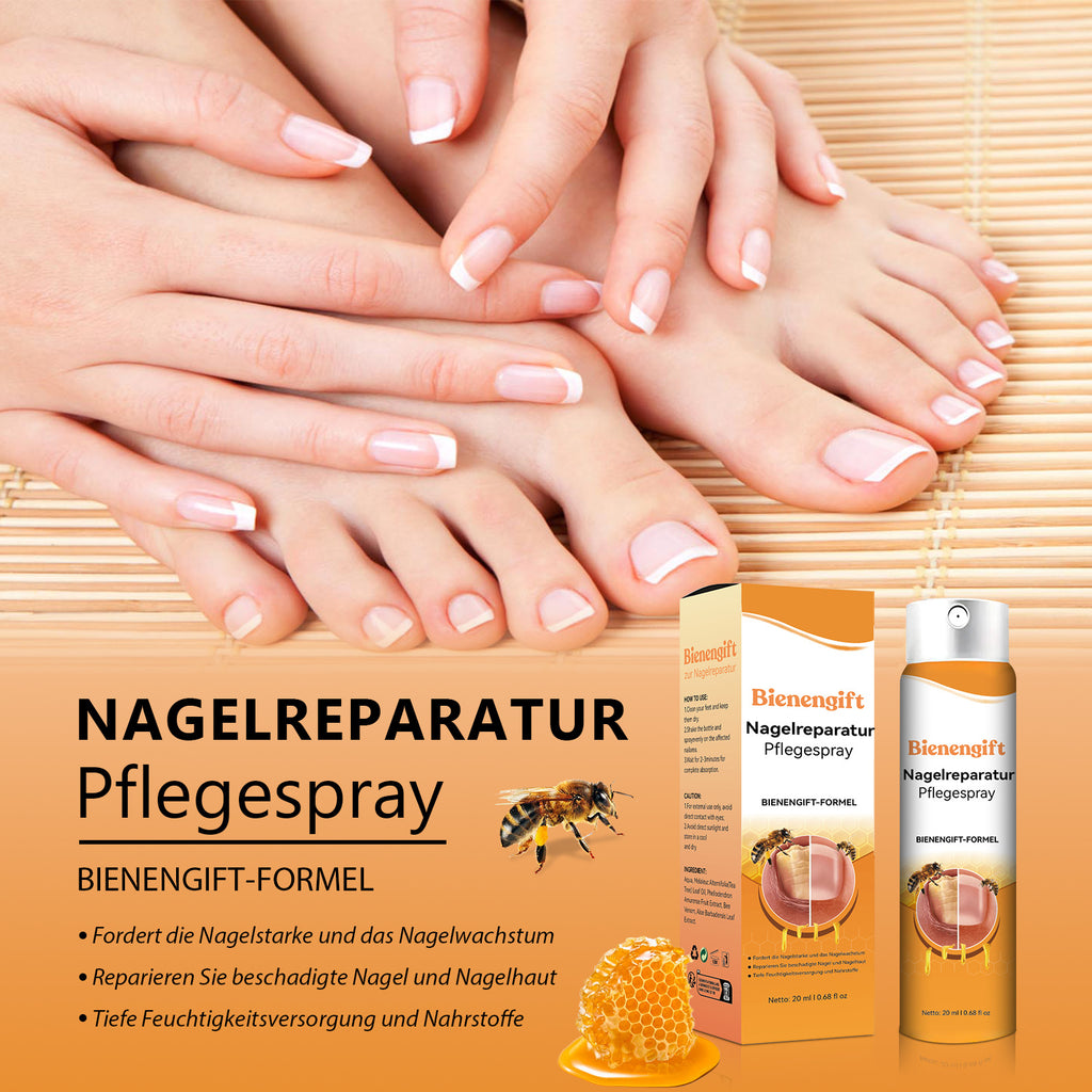 Blenengift Bee Nail Spray Repair Gray Nails