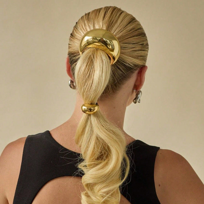 U-shaped Alloy Rope High Sense Ponytail Hair Ring