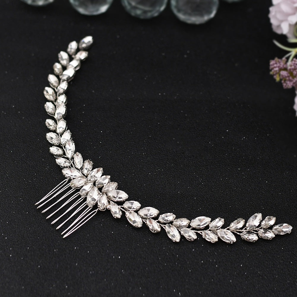 Simple Wind Angel's Wings Hair Ornaments Bride's Headdress Diamond Hair Combs