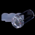 Nail Stamp Printed Transparent Colorful Handle Seal Magic Color Laser