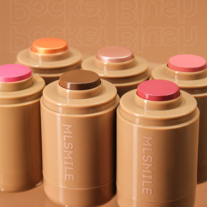MLSMILE Blush Stick 6-color Highlight Brightening Portable