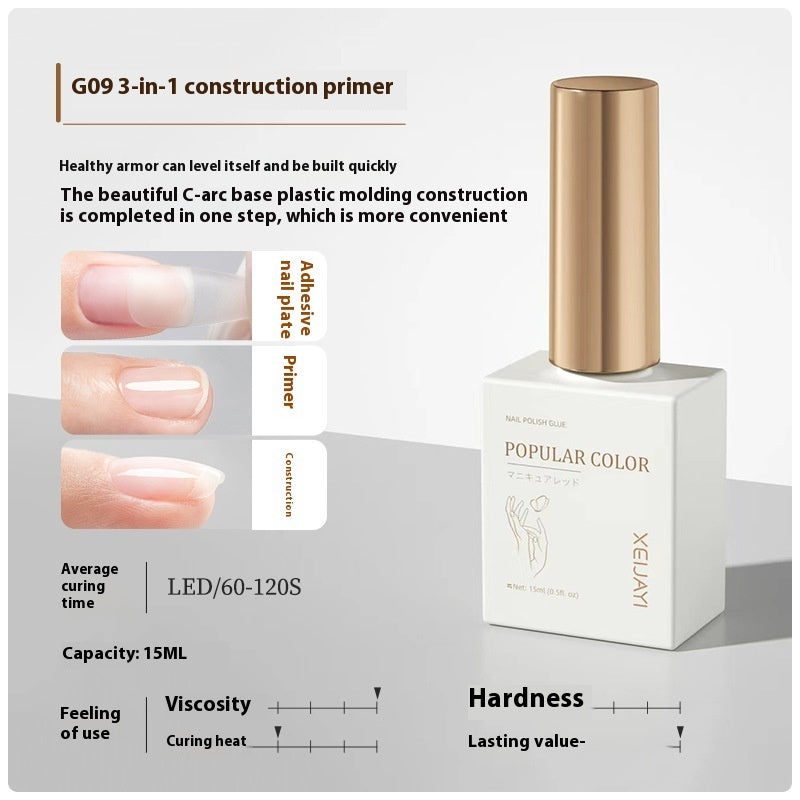 XEIJAYI UV Polish 15ml Bottom Rubber Seal Layer Polish Gel