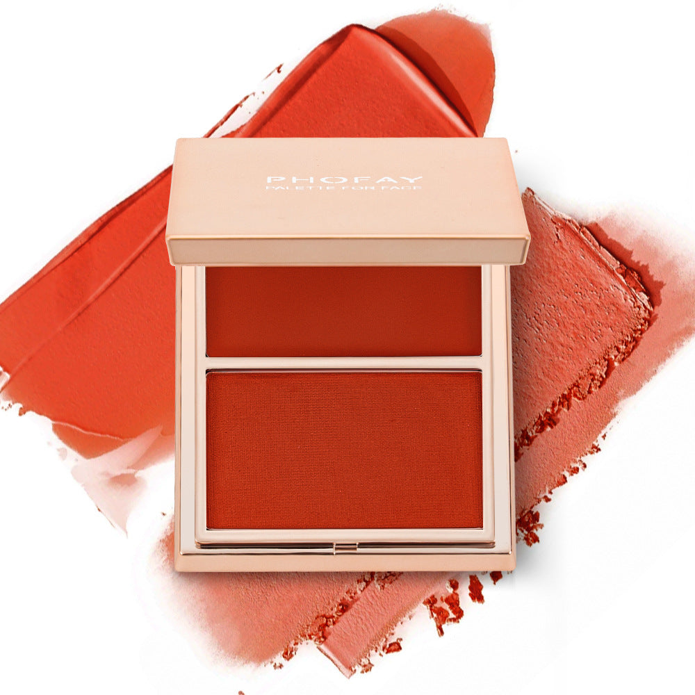 Phofey Women's Natural Matte Contour Blush