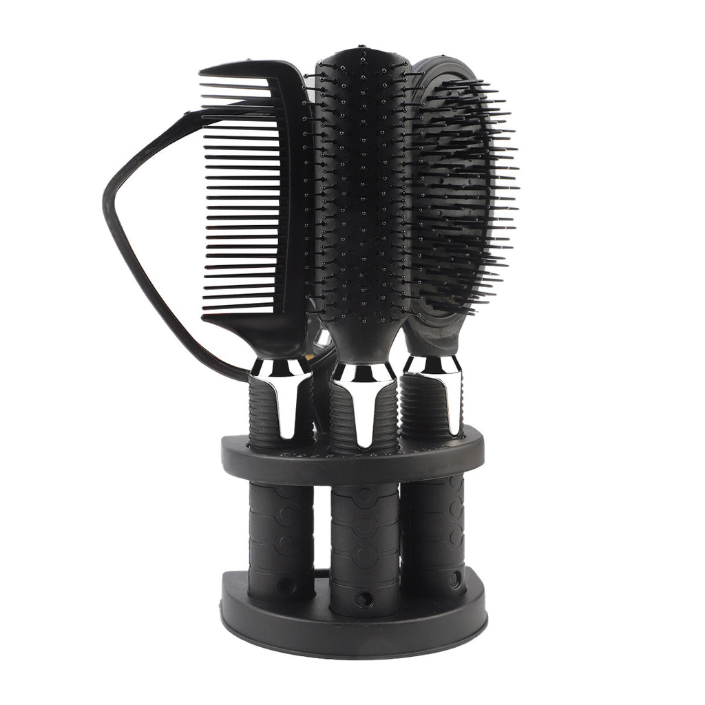 Desktop Hair Curling Comb Mirror 4-piece Combination Suit