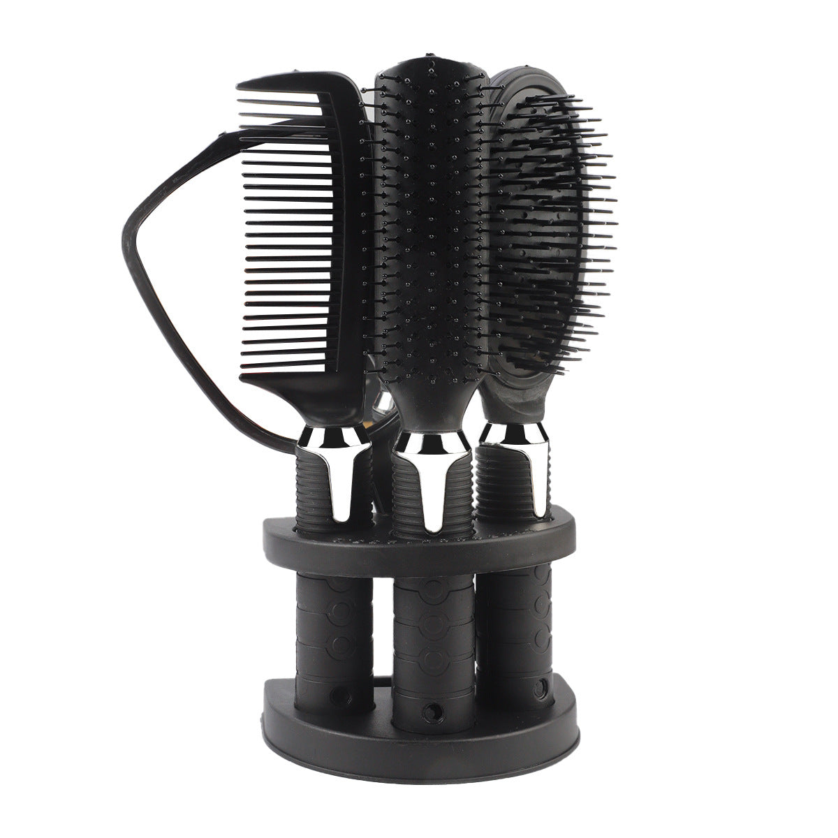 Desktop Hair Curling Comb Mirror 4-piece Combination Suit