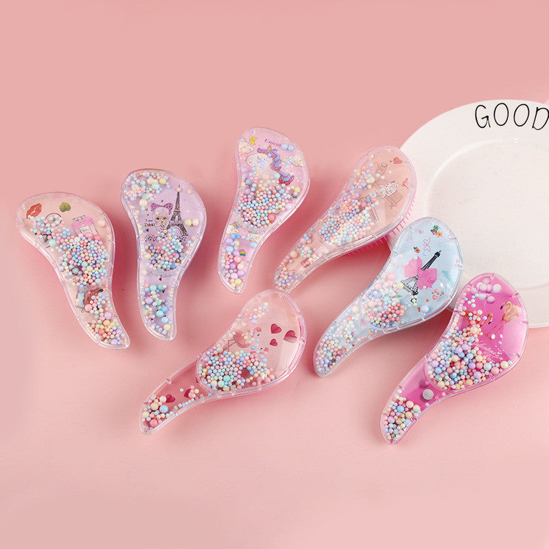 Cartoon Anti-knot Massage Plastic Hair Tidying Comb