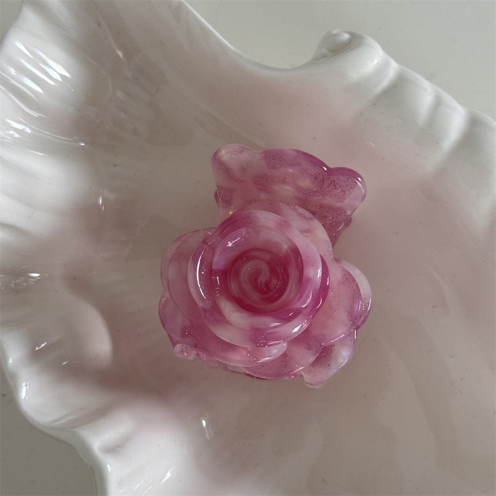 Flower Acetate Hairpin Sweet Petals Simple