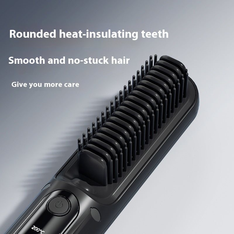 Wireless Straight Comb Anion Fluffy Artifact