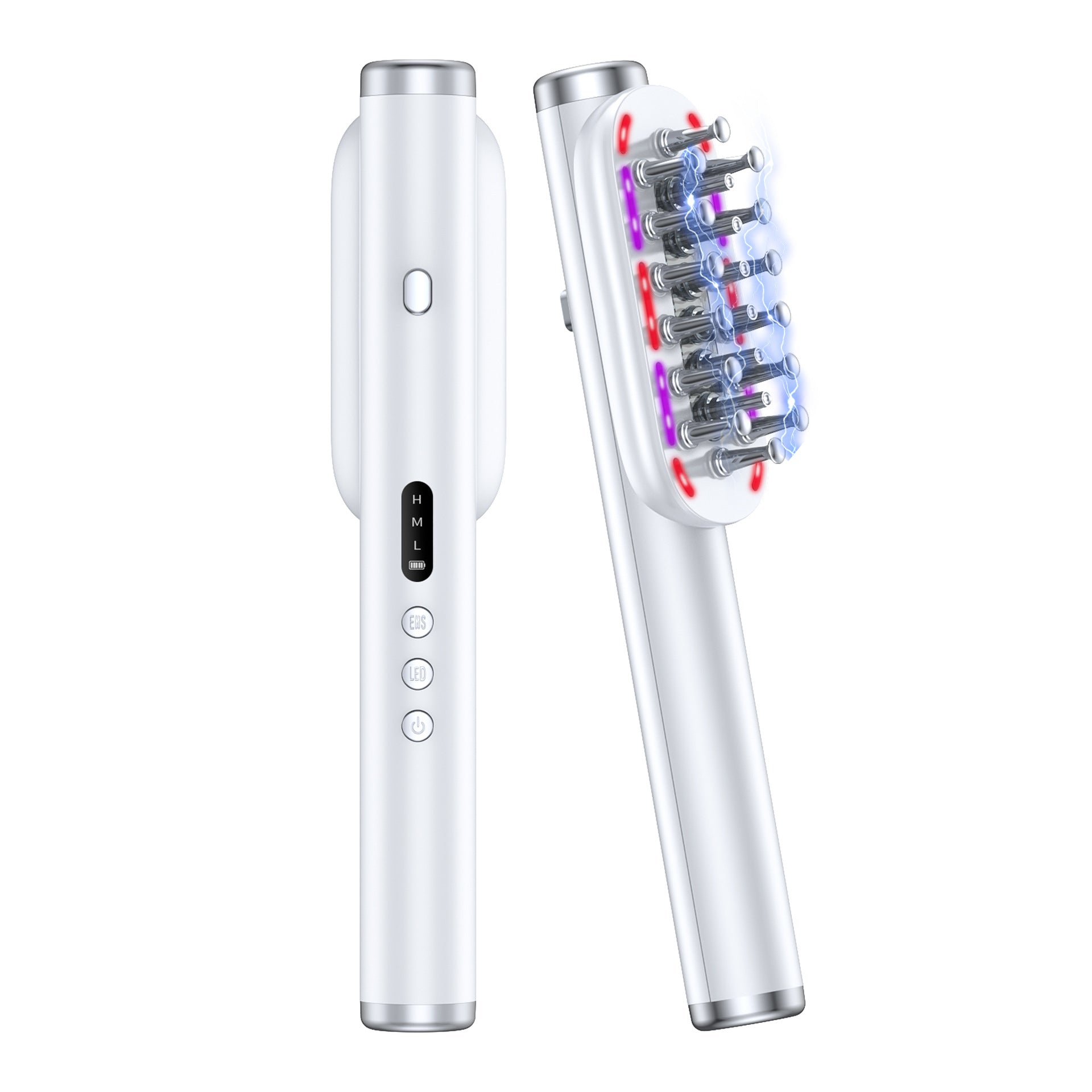Radio Frequency Hair Care Comb EMS Microcurrent Electric Massage Comb