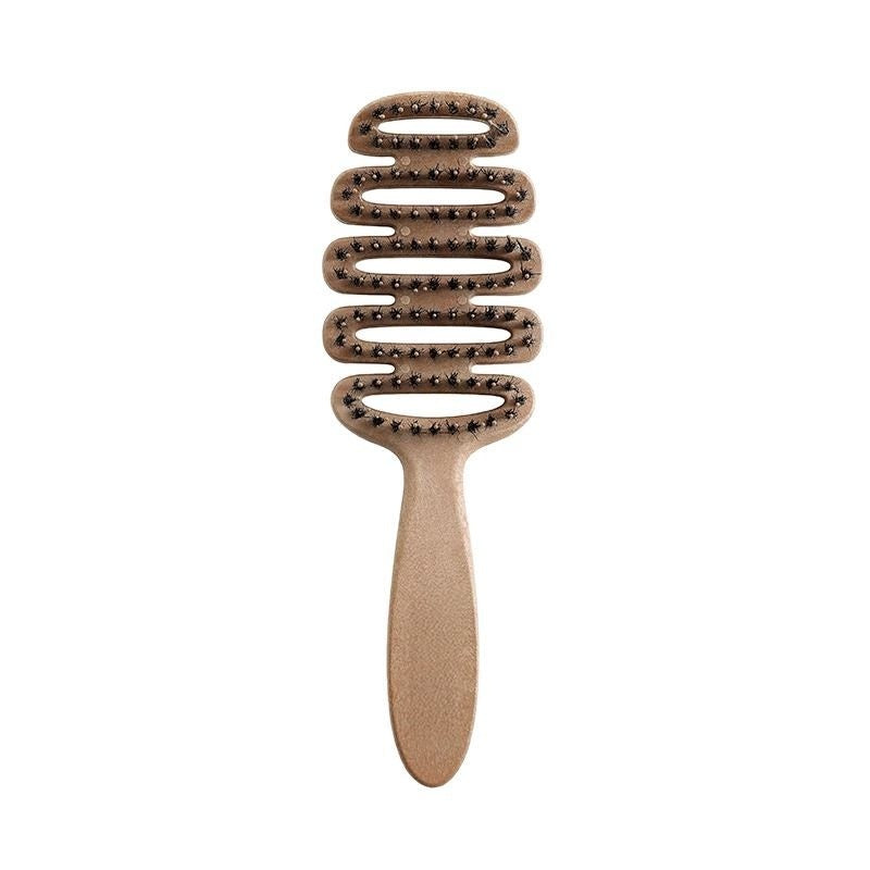 Bunge Pine Cone Pig Bristle Hair Comb Fluffy Pig Bristle Hair Comb Massage Head