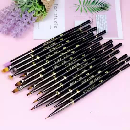 Dingxi Japanese Nail Brush Nail Brush Nail Brush Set Nail Brush Set Pull Pen Universal Pen