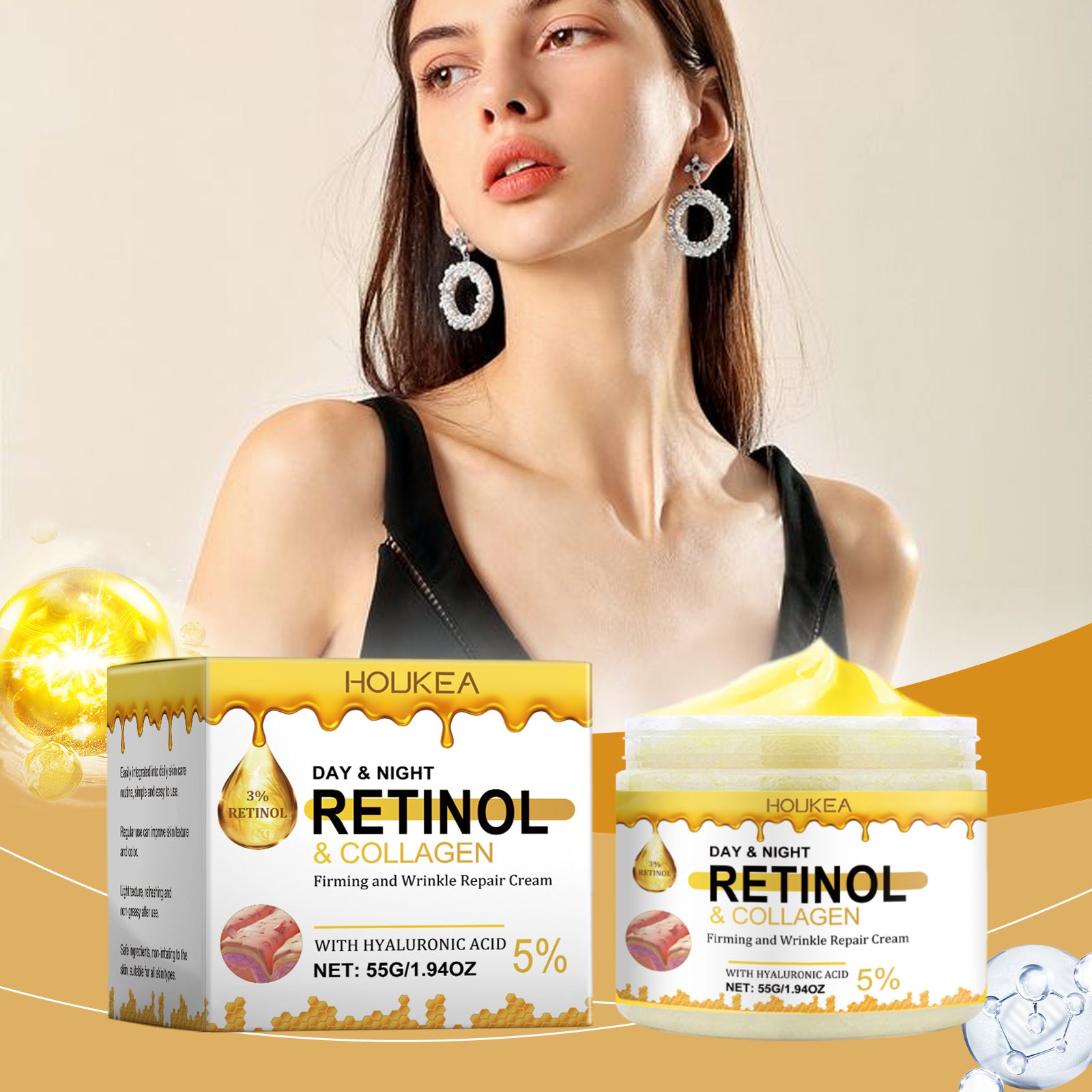 Compact Moisturizing Cream Nourishing And Hydrating Lifting