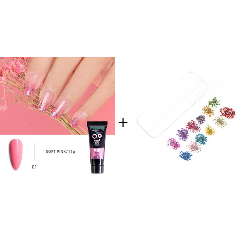 Mobray Nail extension glue 15ml non-paper support crystal fast nail extension gel UV phototherapy glue