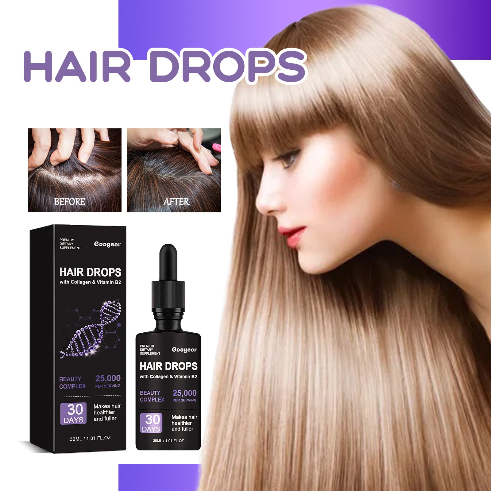 GooGeer Hair Follicle Dense Hair Drops