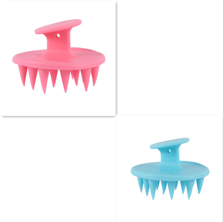 Massage Silicone Shampoo Brush To Clean Hair Comb