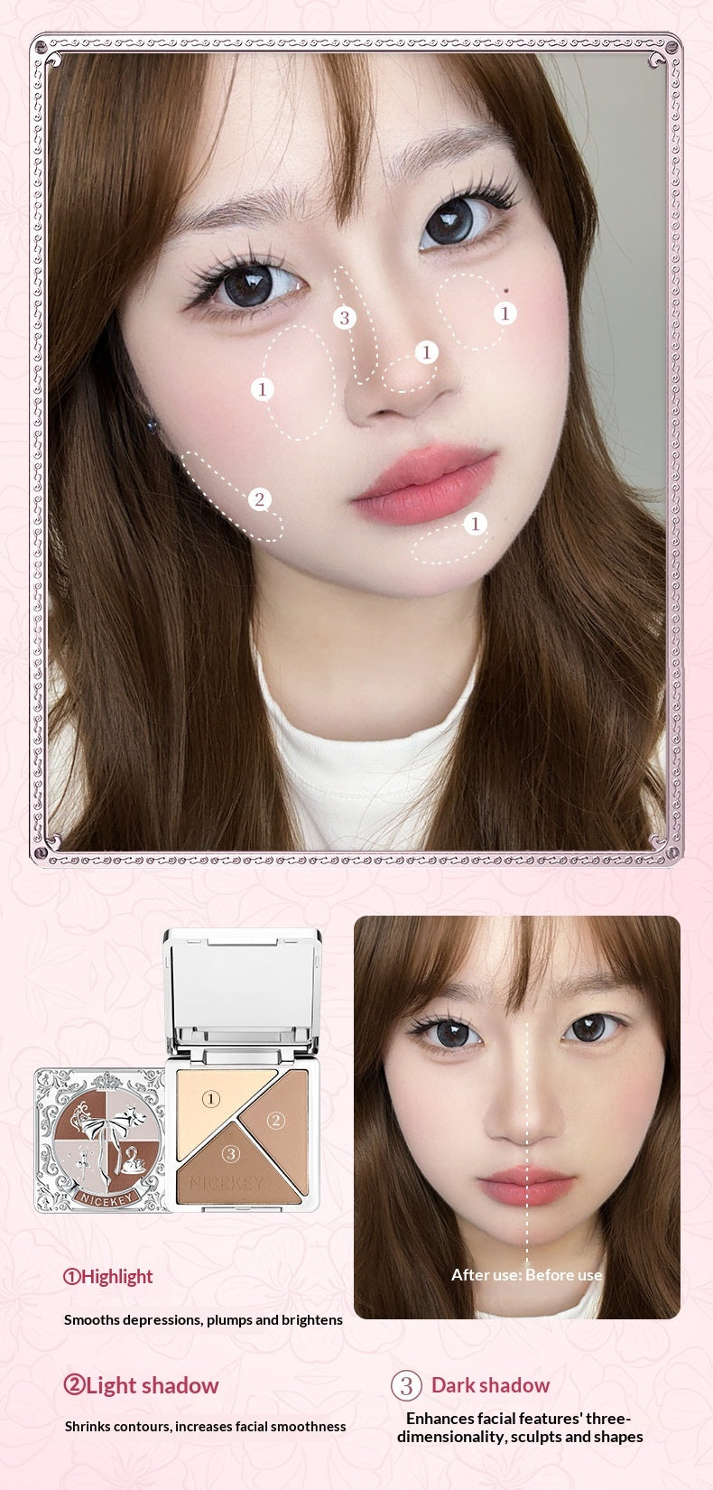 Art Value Ballet Aesthetic Makeup Gift Set Blush And Lip Tint For A Brightening, Fairer Look