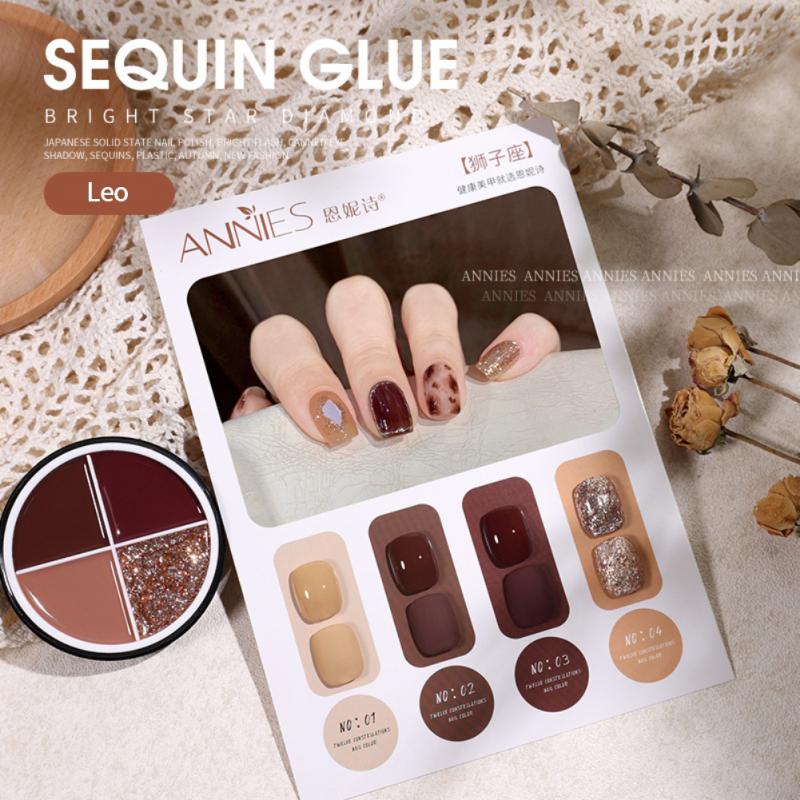 Annies Popular Color Twelve Constellation Series Solid Nail Polish For Nail Salon