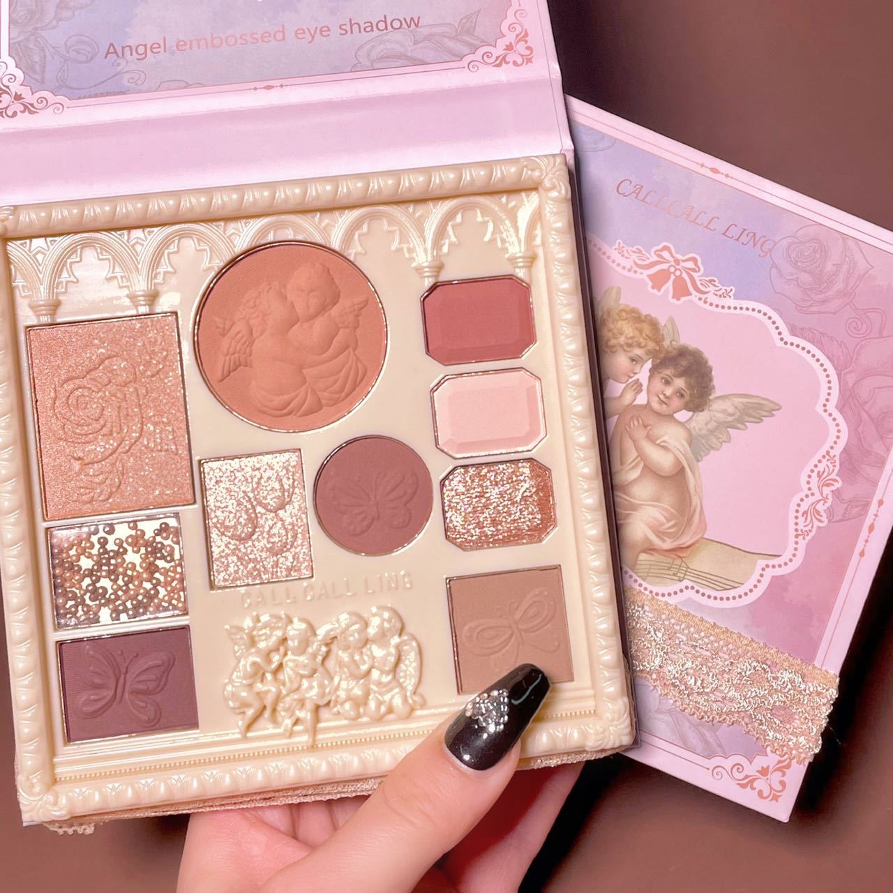 Call Call ling Embossed Angel Blush Highlight All-in-One Eyeshadow