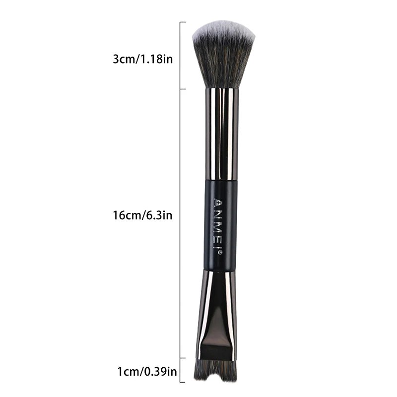 Nose Contour U-Shaped Makeup Brush For Sculpting And Defining Double Head Foundation Highlighter Brush Nose Shadow Brush