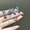 Creative Fashion Four-piece Combination Nail Ring
