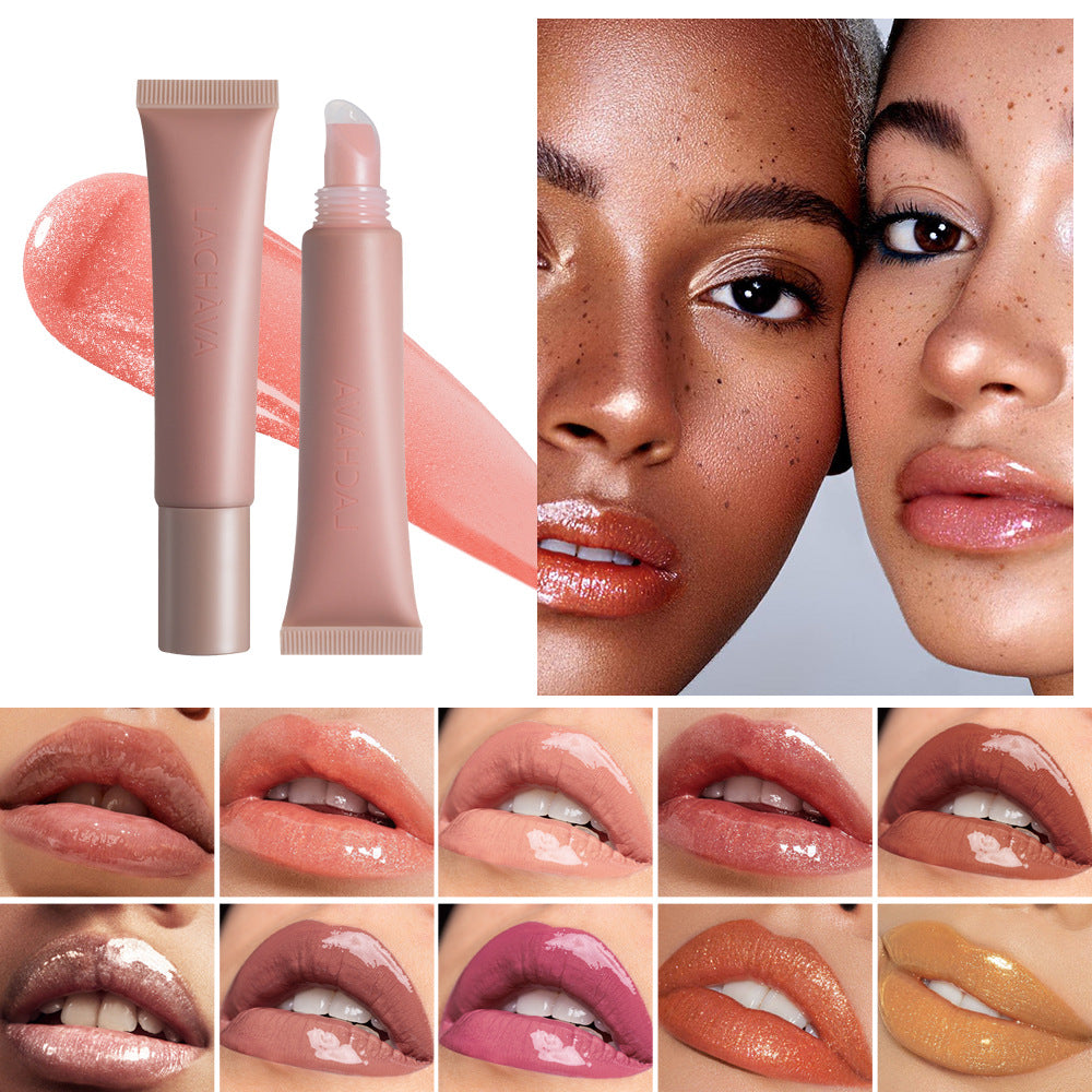 Mirror Liquid Paint Lip Gloss Pearlescent Thin And Glittering Lip Lacquer