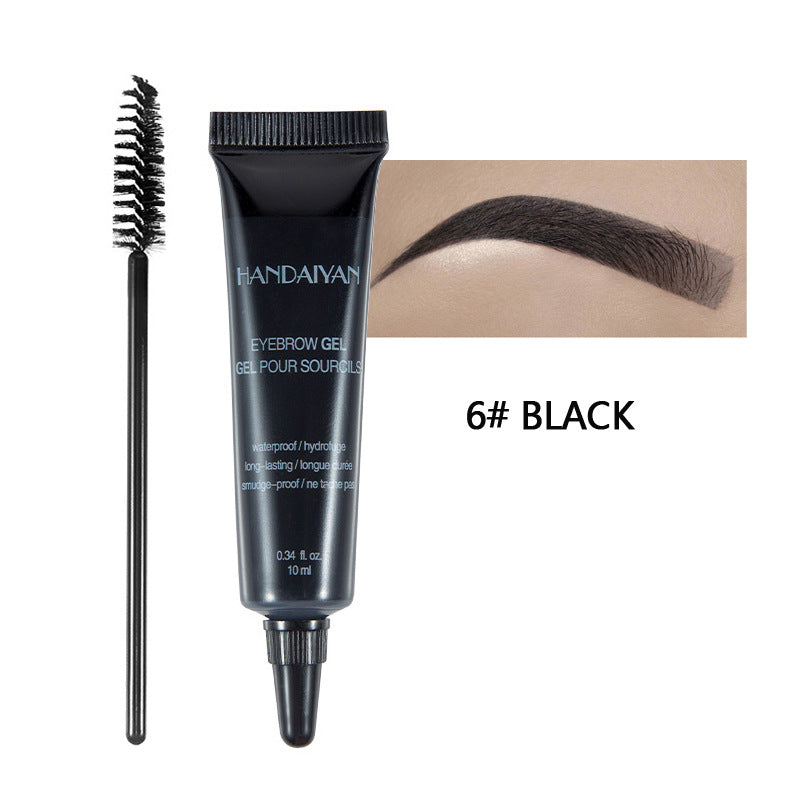 Non-blooming styling liquid eyebrow cream