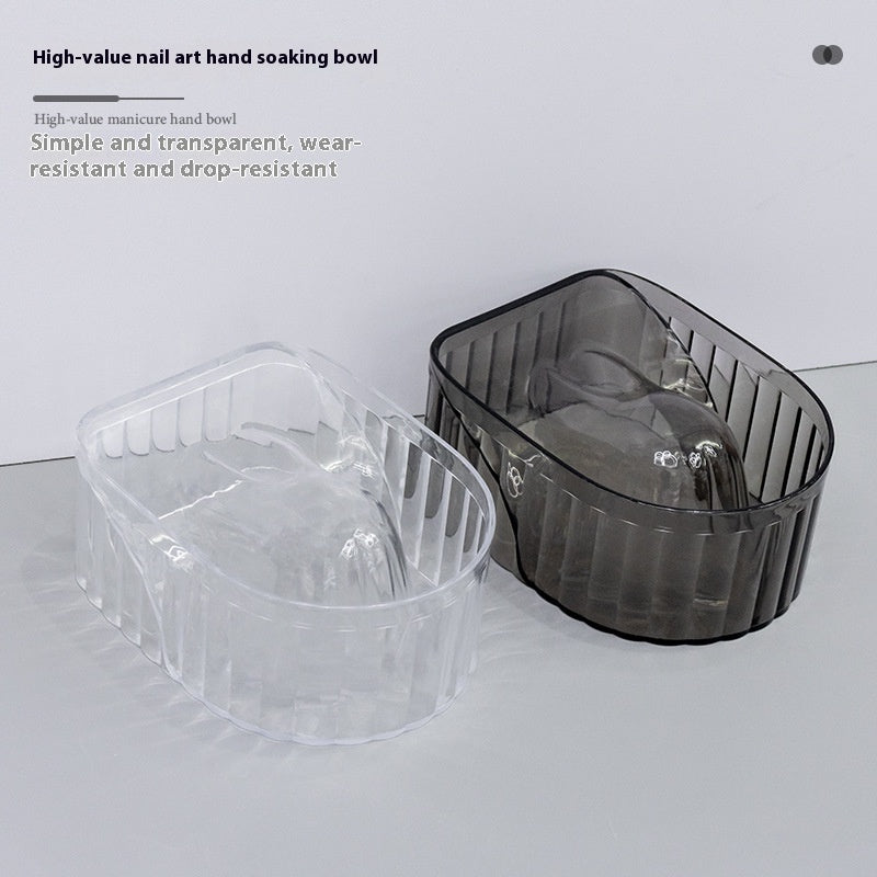Simple Transparent Manicure Bowl For Nail Polishing