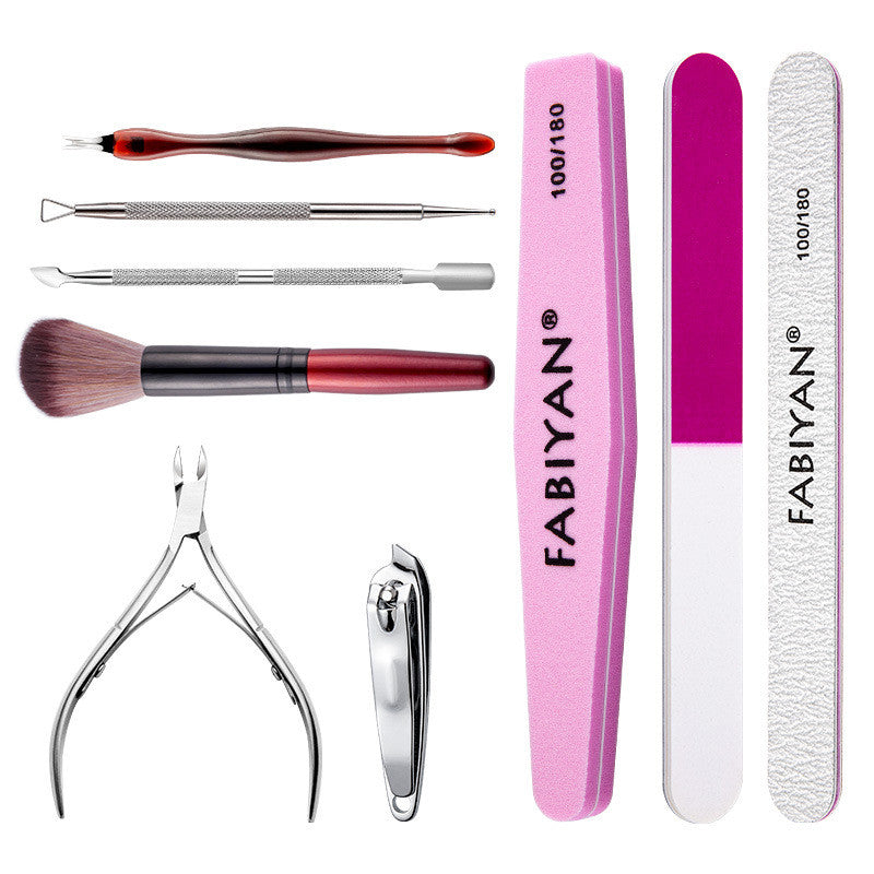 Fabiyan Polishing Nail File Polishing Strip Nail Art Tool Set