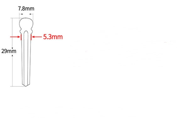 Guitar string nail pressing string post