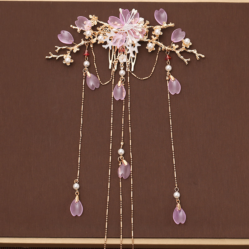 New Fairy Hanfu Headdress Fringed Hairpin Accessories