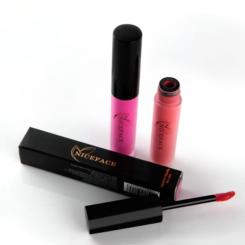 Matte Finish Non-fading Longlasting Lip Gloss Non-nourishing Lipstick