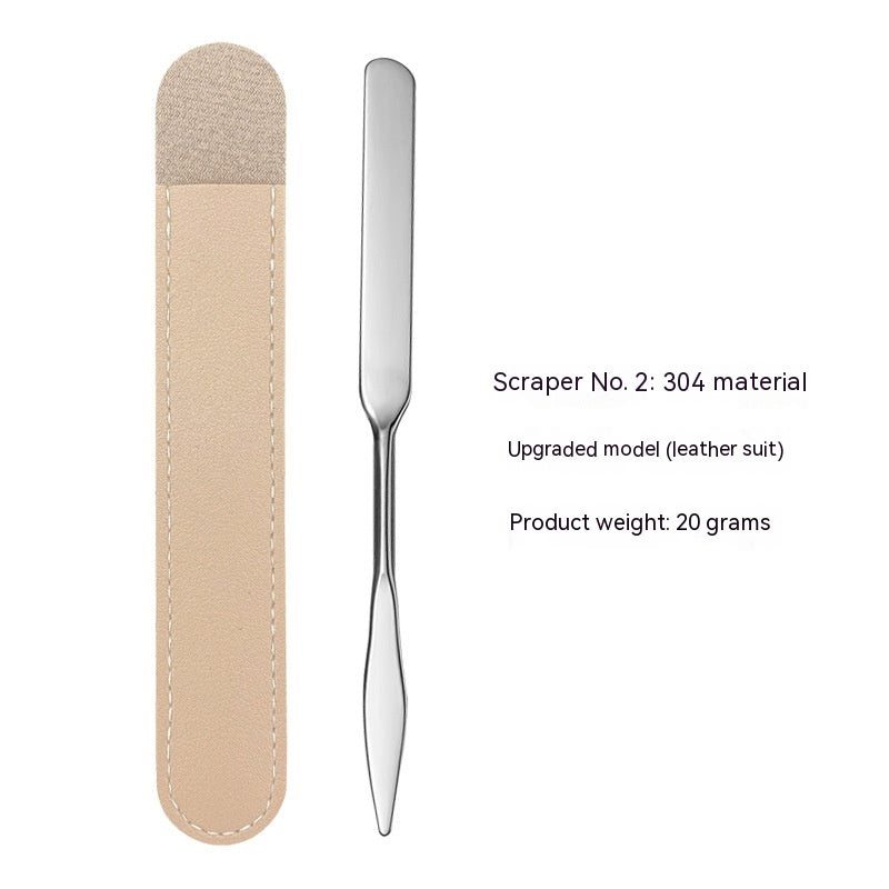 New Foundation Shovel Stainless Steel Toning Sticks Double-headed Stirring