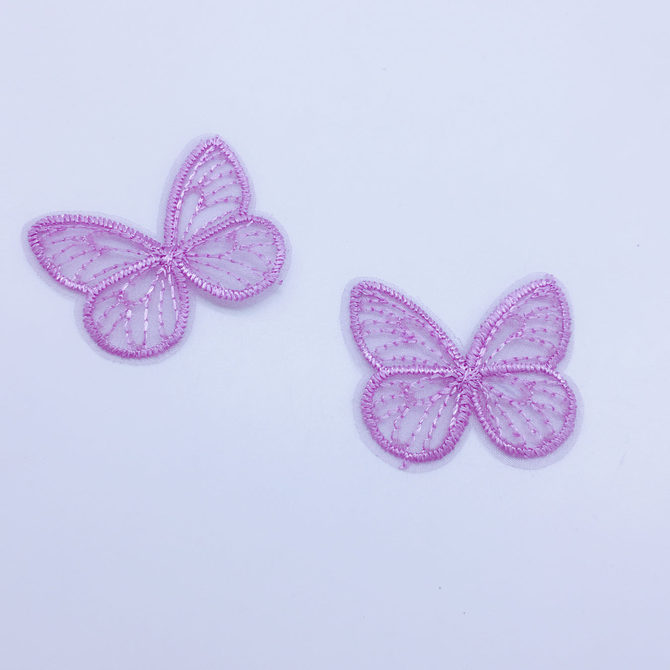 Embroidery Butterfly Piece Hair Accessories Headwear Material Clothing Decoration Accessories