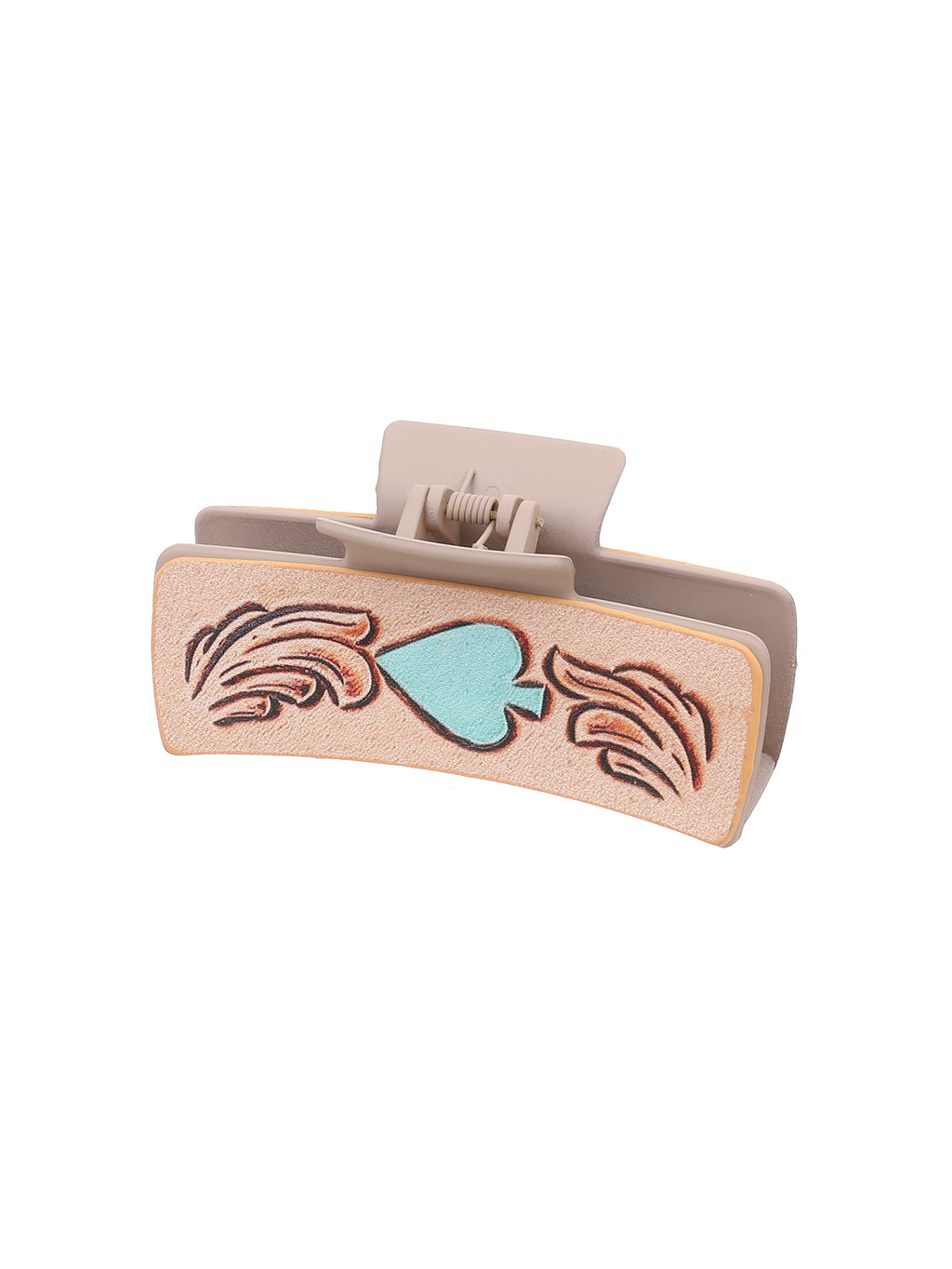 Denim Style Artificial Leather Barrettes Ladies