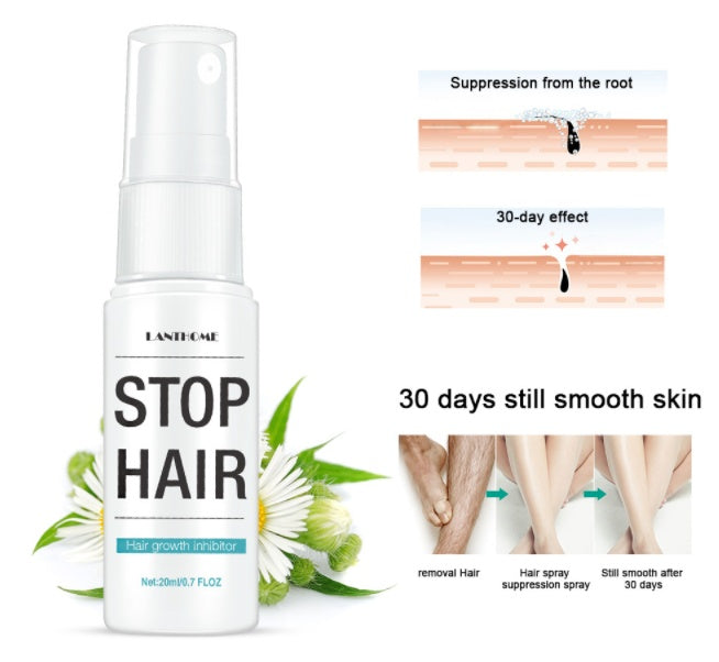 Lanthome Hair growth inhibitory hair suppression spray gently moisturizes