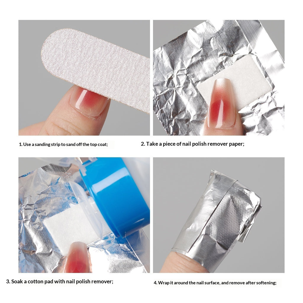 Nail Polish Remover Foil For Removing Gel Or Acrylic Nails