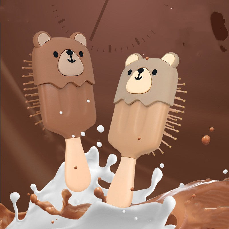 Portable Milk Bear Air Cushion Comb Cute Cartoon