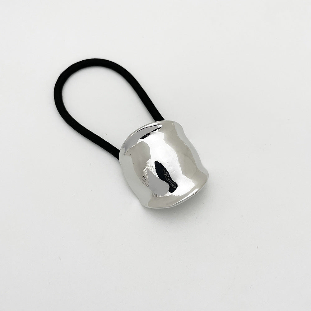 Alloy Headwear Geometric Cold Wind High Elastic Rubber Band