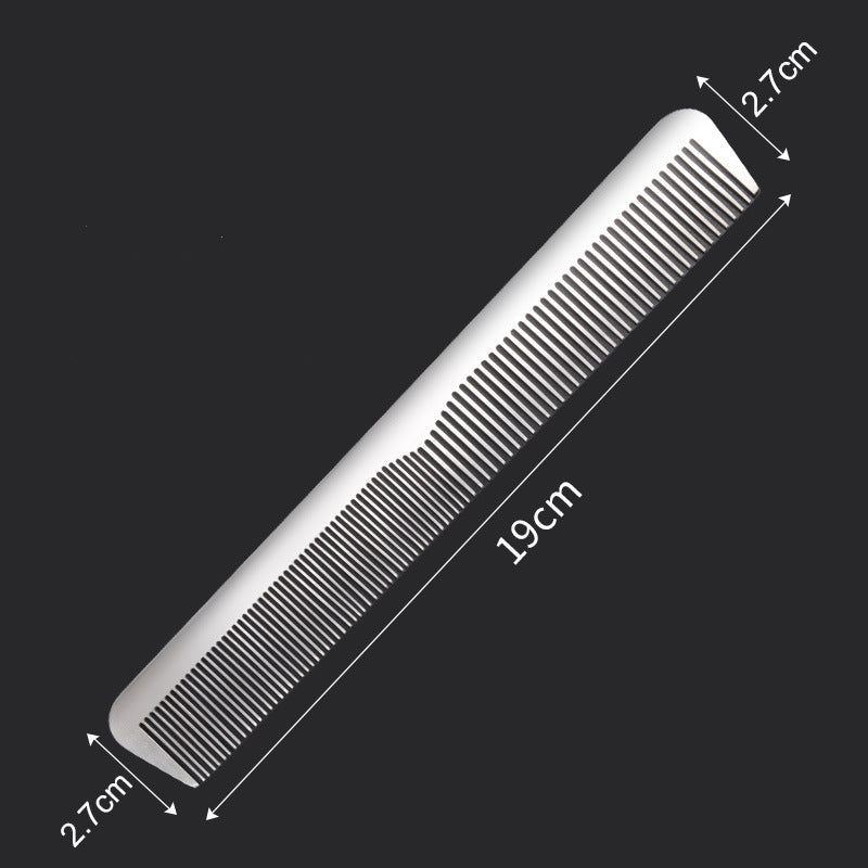 Fine-toothed ultra-thin steel comb for barber shop