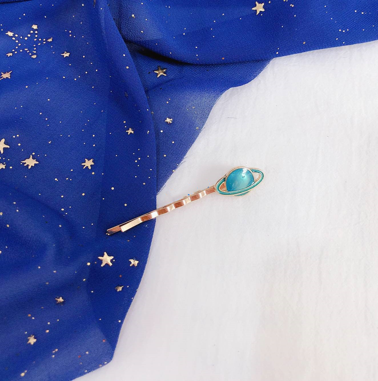 Student Moon Star Hair Accessories Bangs Clip